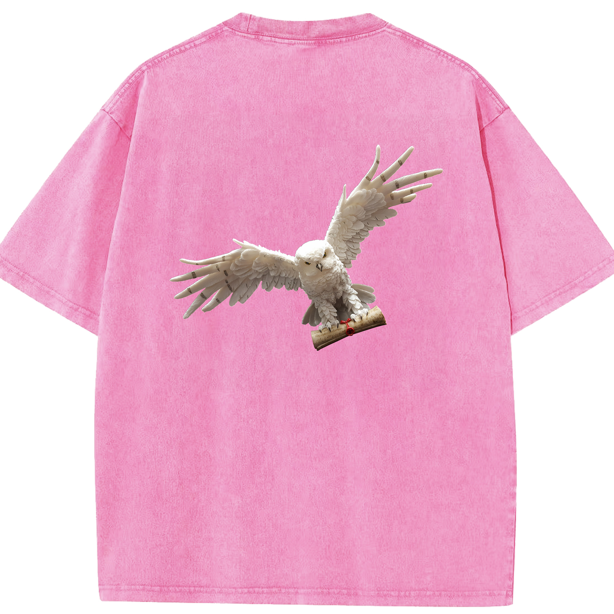 （画像用） Harry Potter ハリー・ポッターシリーズ 綿100% ヴィンテージ風 半袖Tシャツ（背面プリント）